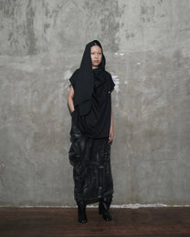 Dune Draped Top in Black