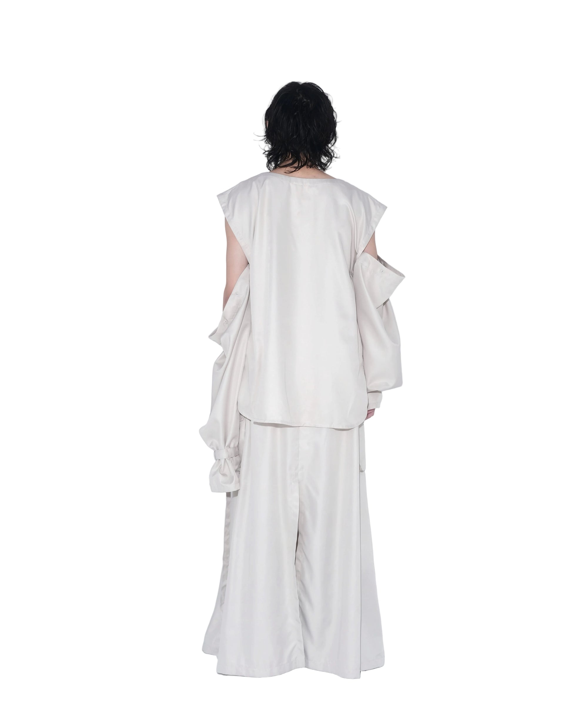 Detachable Psycho Shirt in Cream