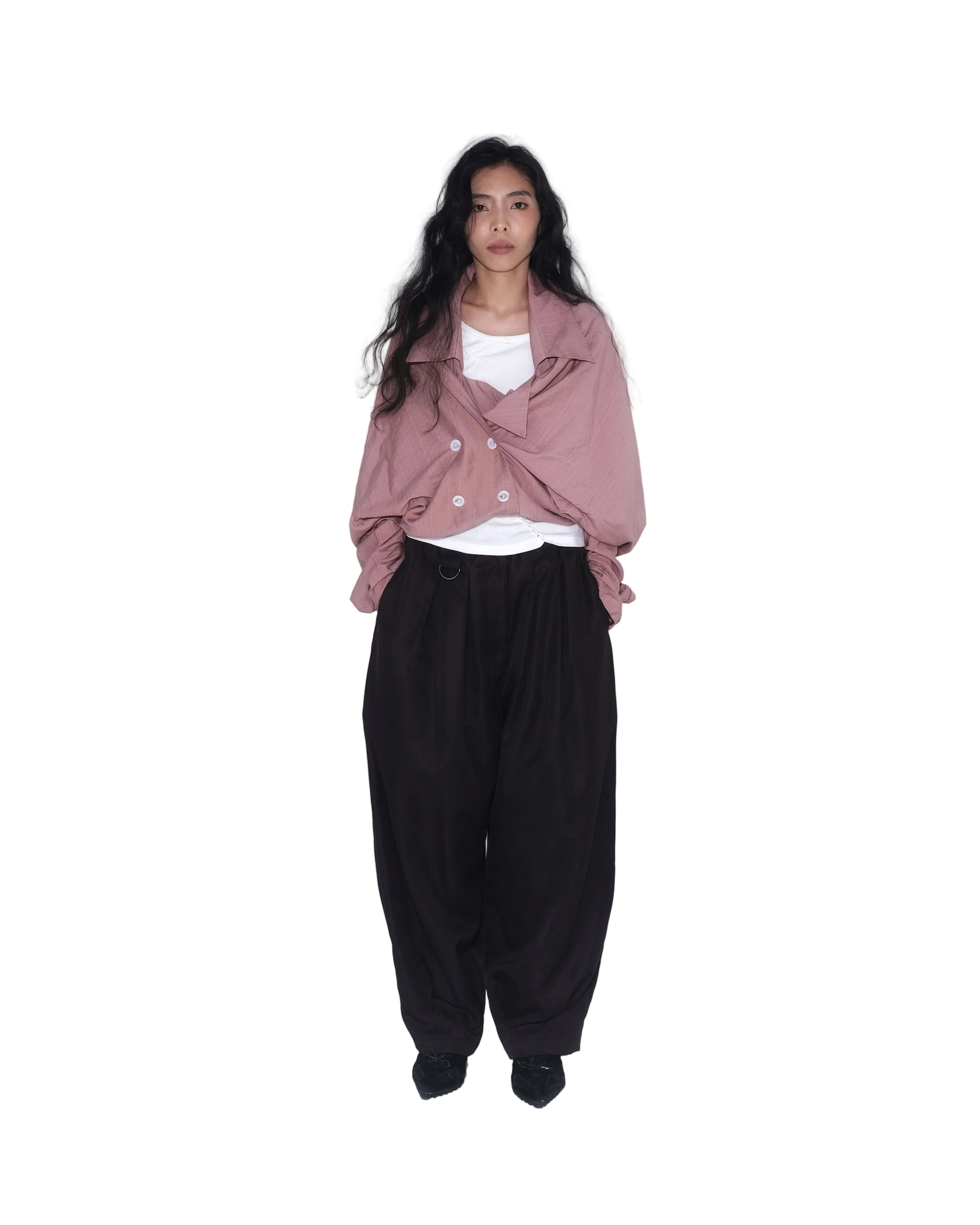 Saiyan Jacket Blazer in Pink - BEV C multi label store