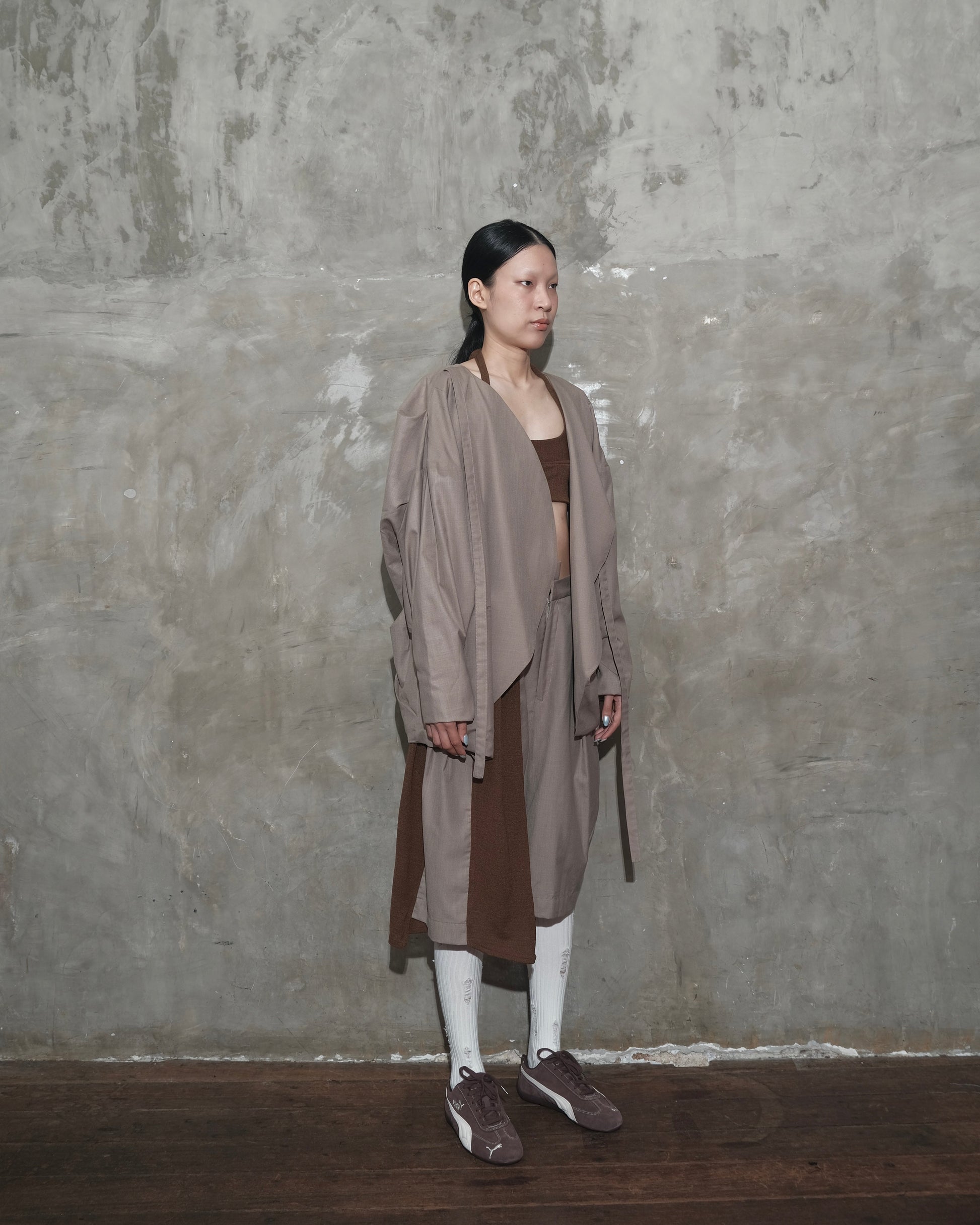 Rotten Roses Blazer in Brown