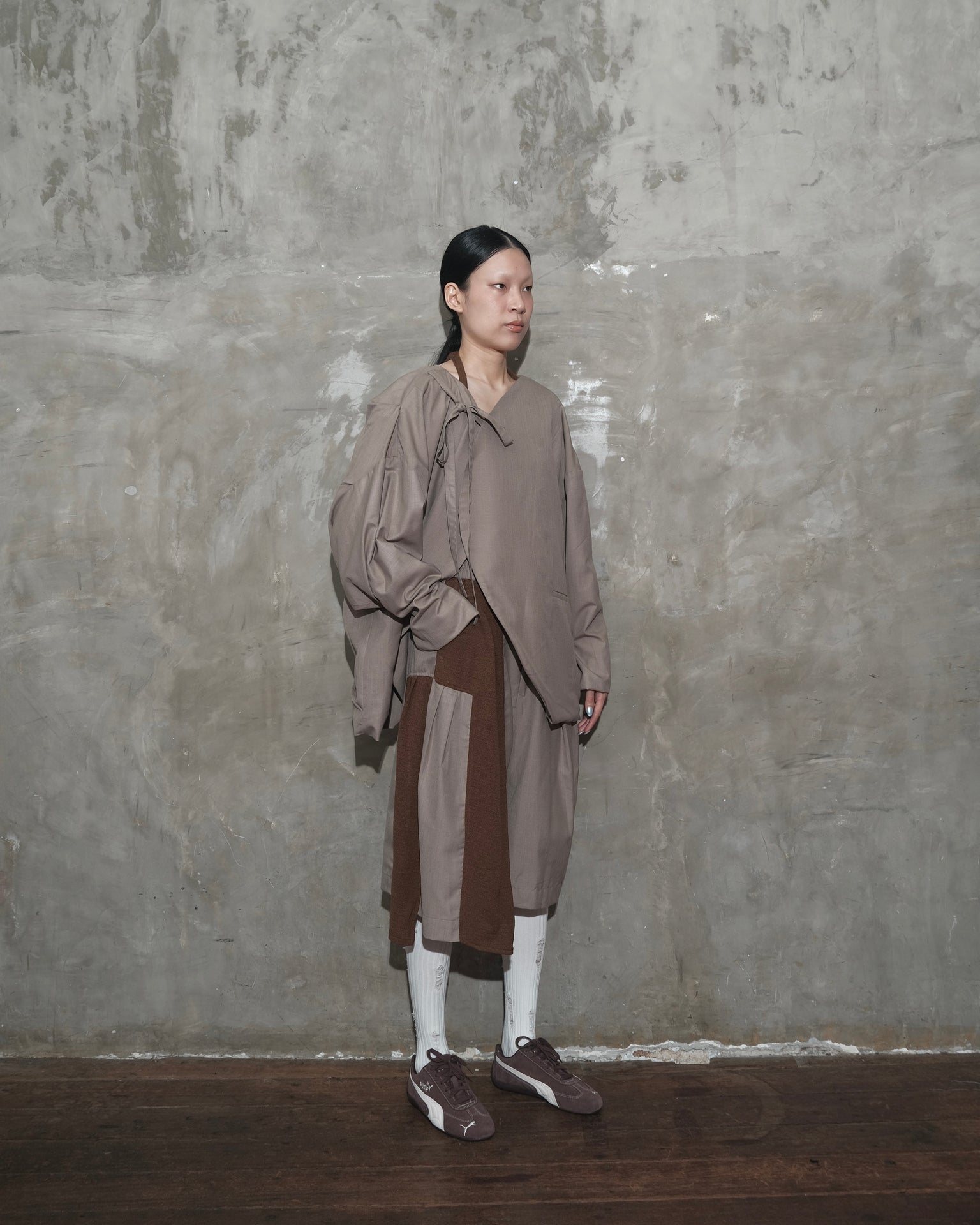 2 Sided Pants in Brown