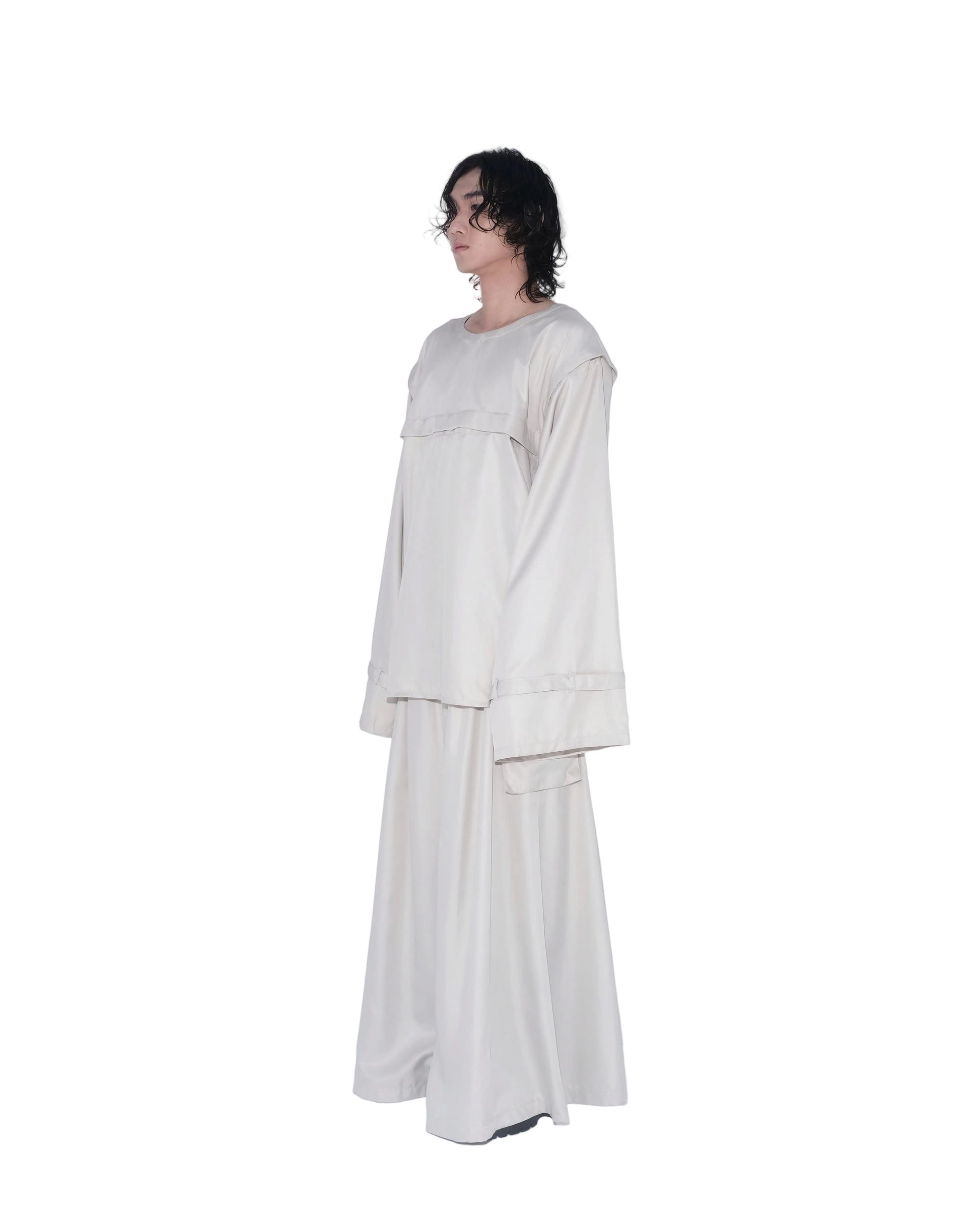 Detachable Psycho Shirt in Cream