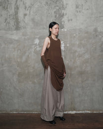 U Dress in Dark Brown - BEV C multi label store