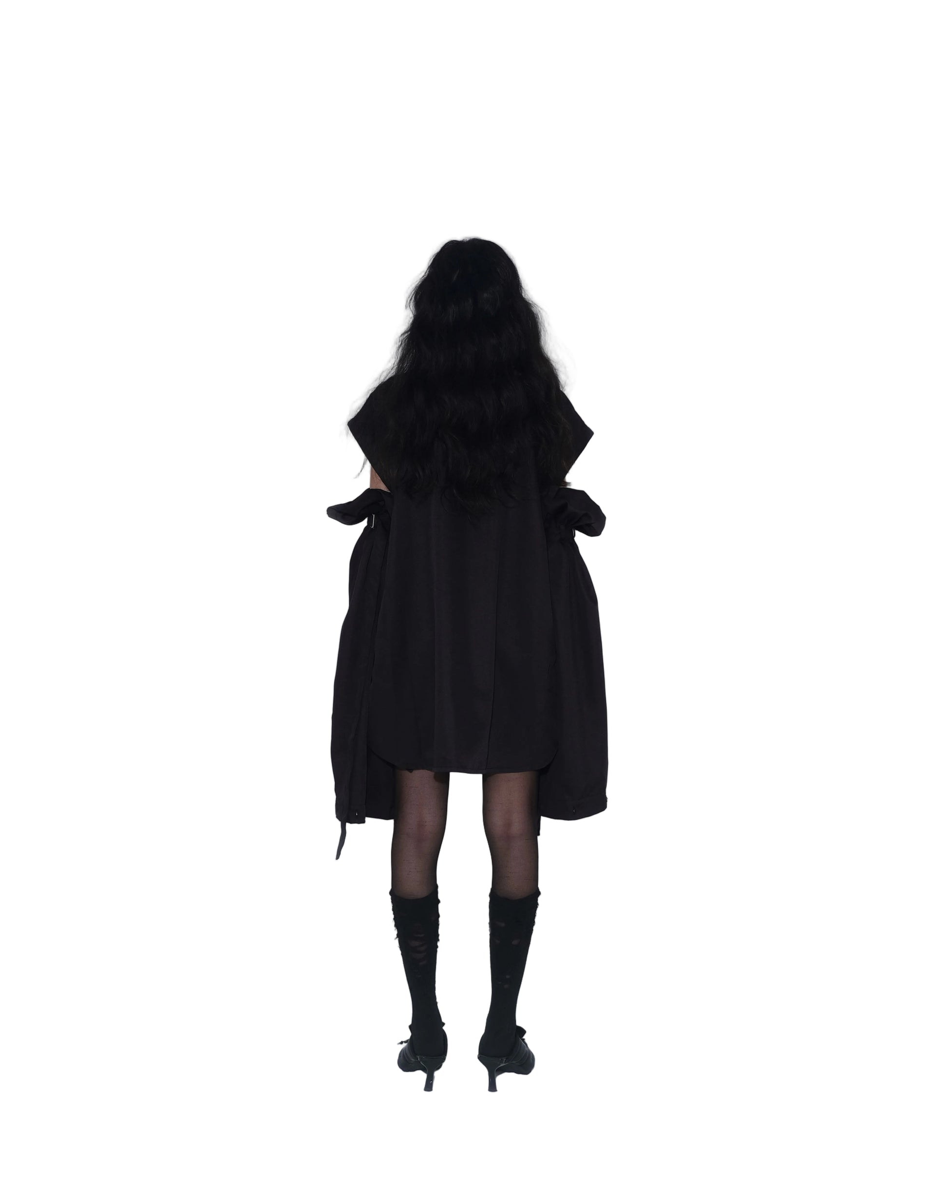 Detachable Psycho Shirt in Black - BEV C multi label store