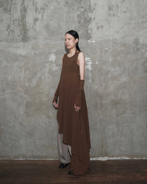 U Dress in Dark Brown - BEV C multi label store