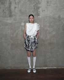 Dune Draped Top in White