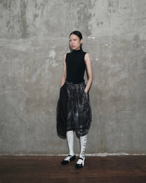 2 Sided Pants in Black Chaos