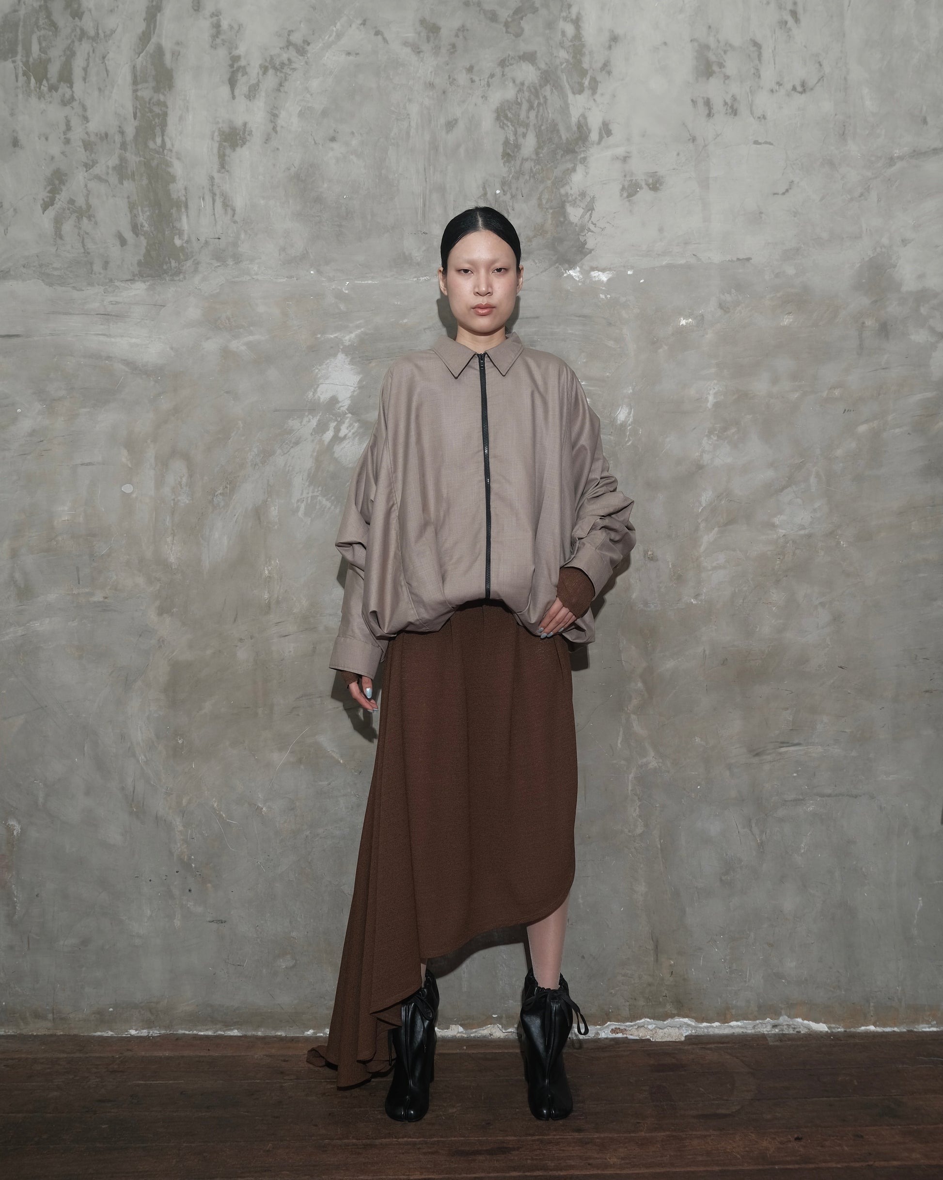 U Dress in Dark Brown - BEV C multi label store