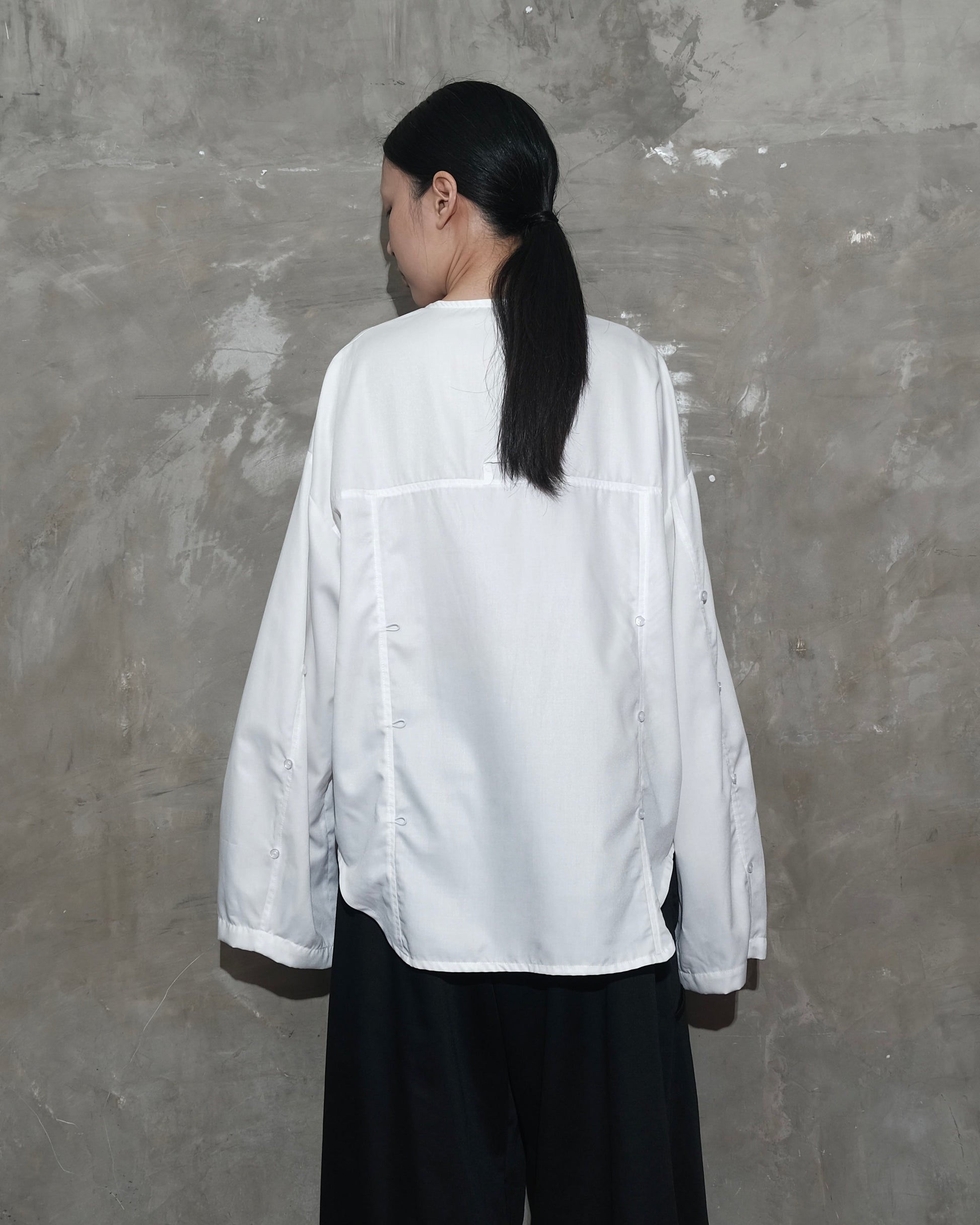 Puzzle Shirt in White - BEV C multi label store