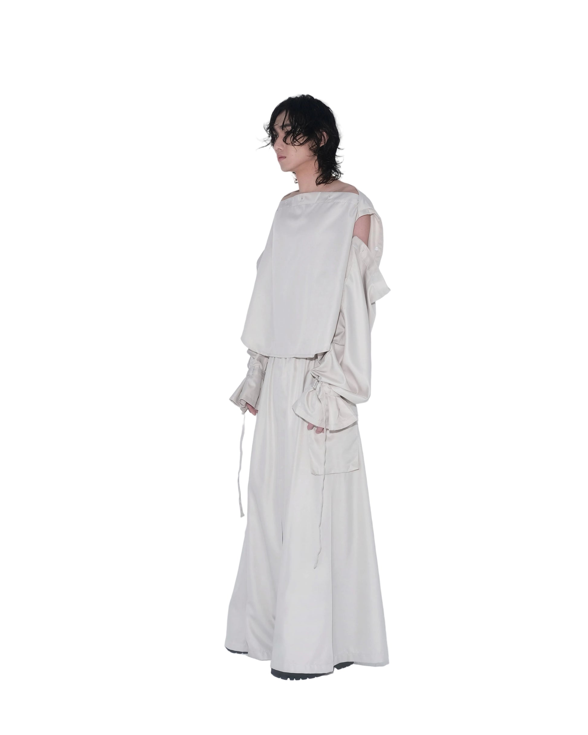 Detachable Psycho Shirt in Cream