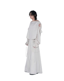 Detachable Psycho Shirt in Cream