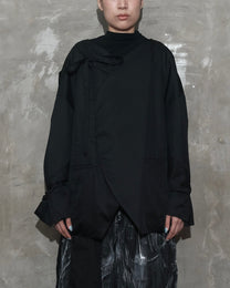 Rotten Roses Blazer in Black - BEV C multi label store