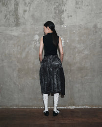 2 Sided Pants in Black Chaos