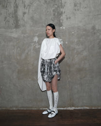 Dune Draped Top in White