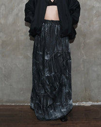 Orbit Skirt in Black Chaos