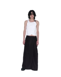 Dudu Overwrap Pants in Dark Brown - BEV C multi label store