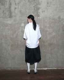 Curveform Jorts in Black - BEV C multi label store