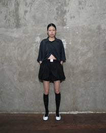 Overlap Jersey in Black