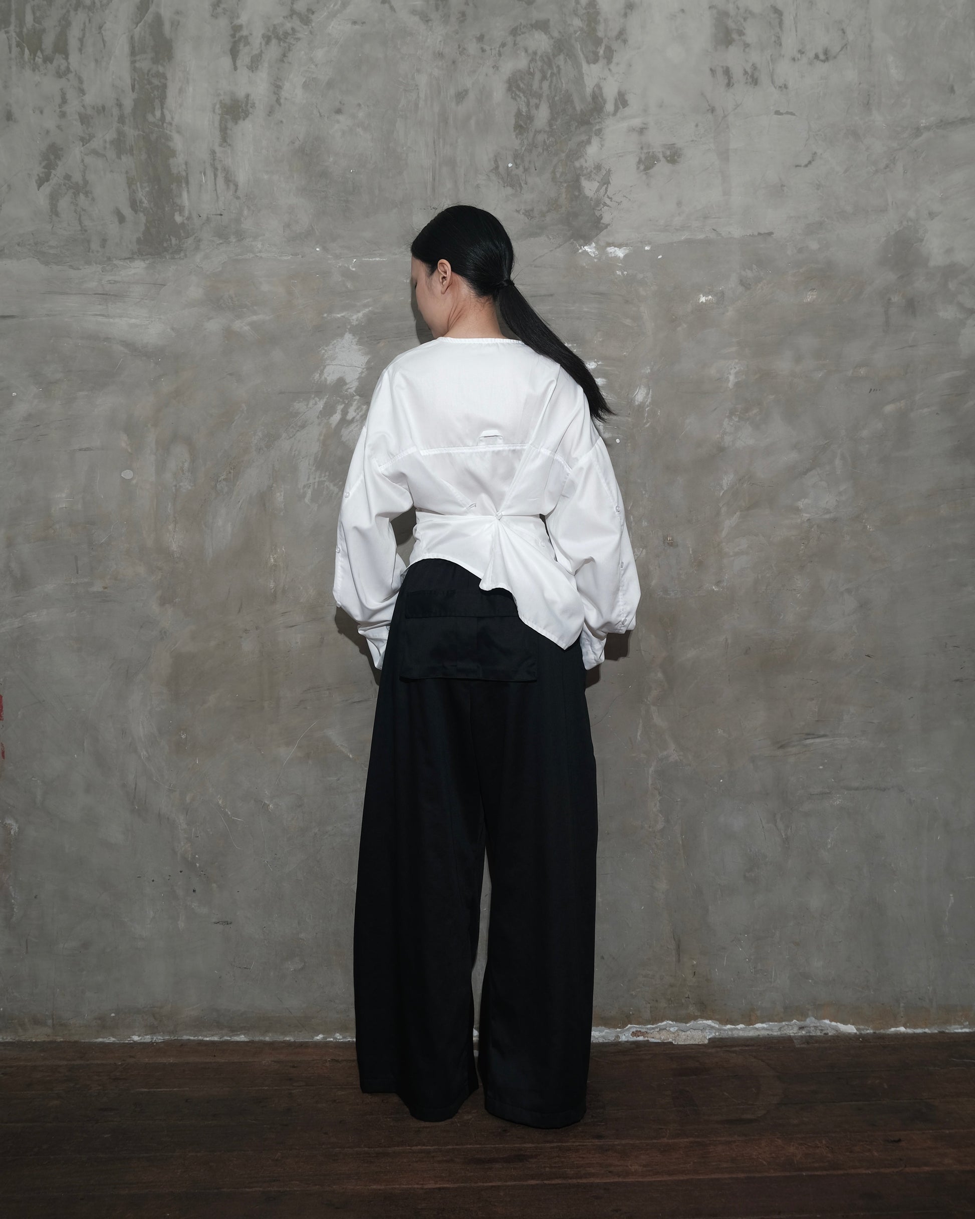Puzzle Shirt in White - BEV C multi label store