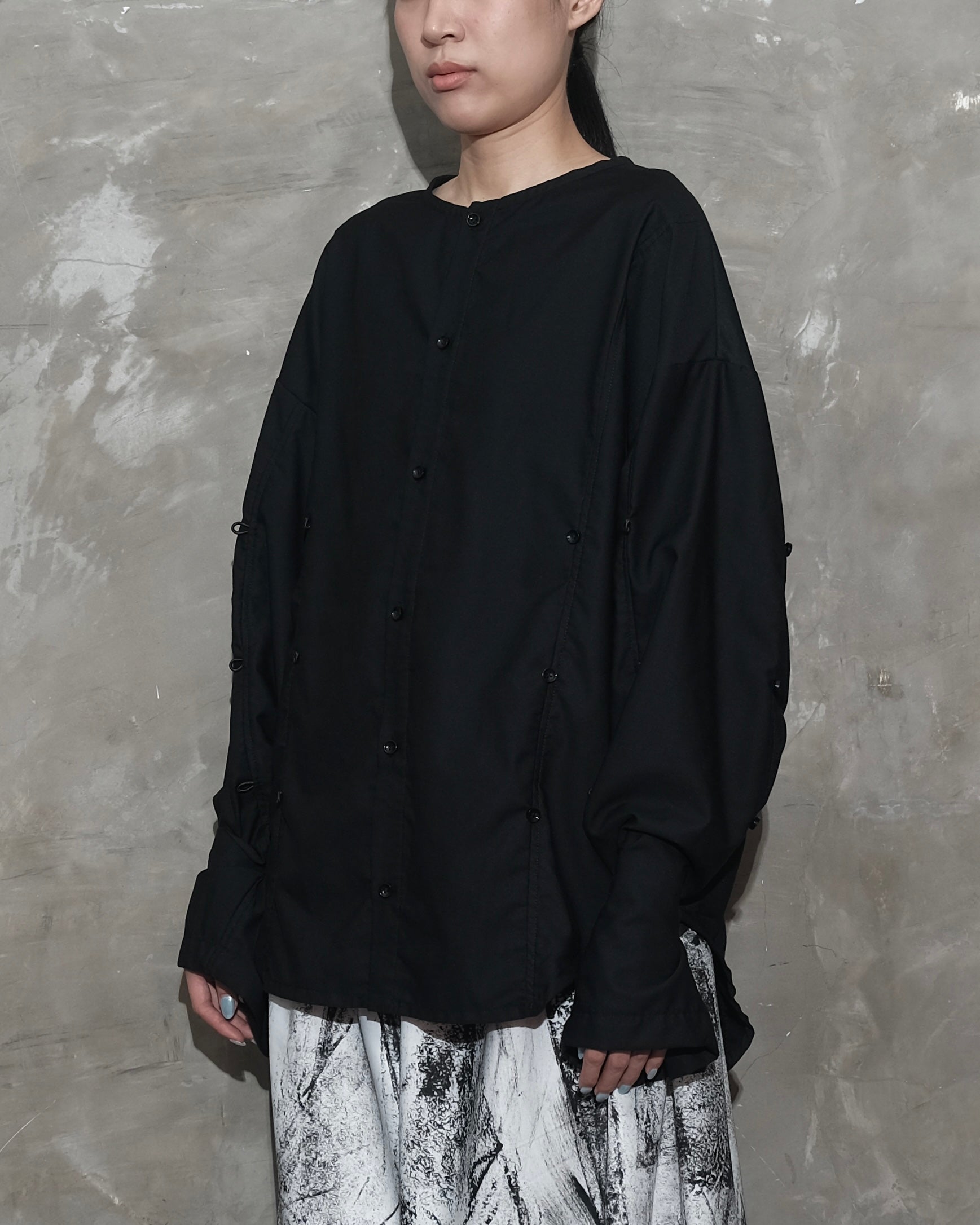 Puzzle Shirt in Black - BEV C multi label store