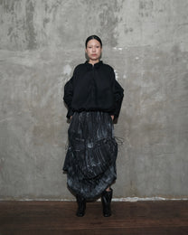 Orbit Skirt in Black Chaos