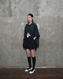 Overlap Jersey in Black