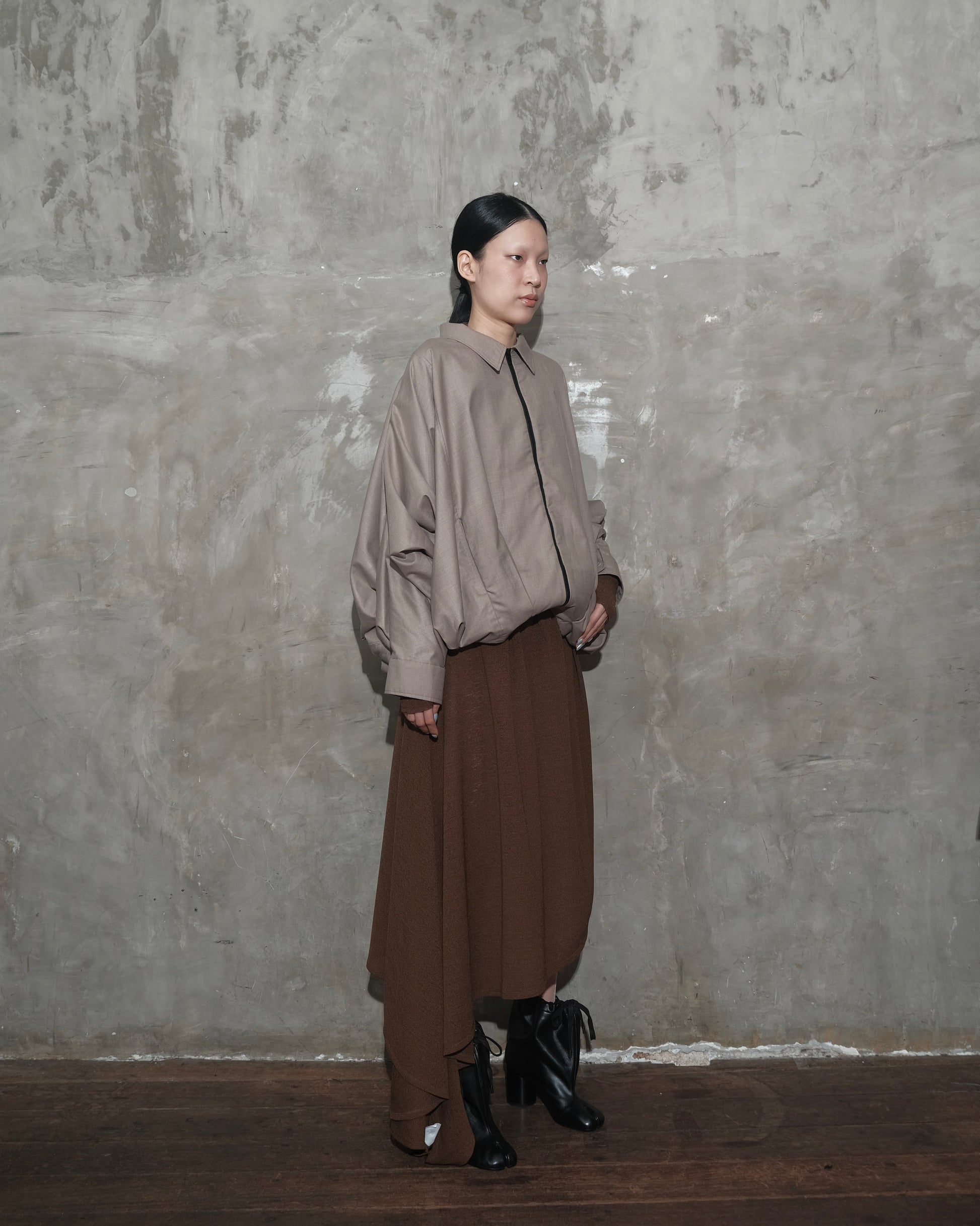 U Dress in Dark Brown - BEV C multi label store
