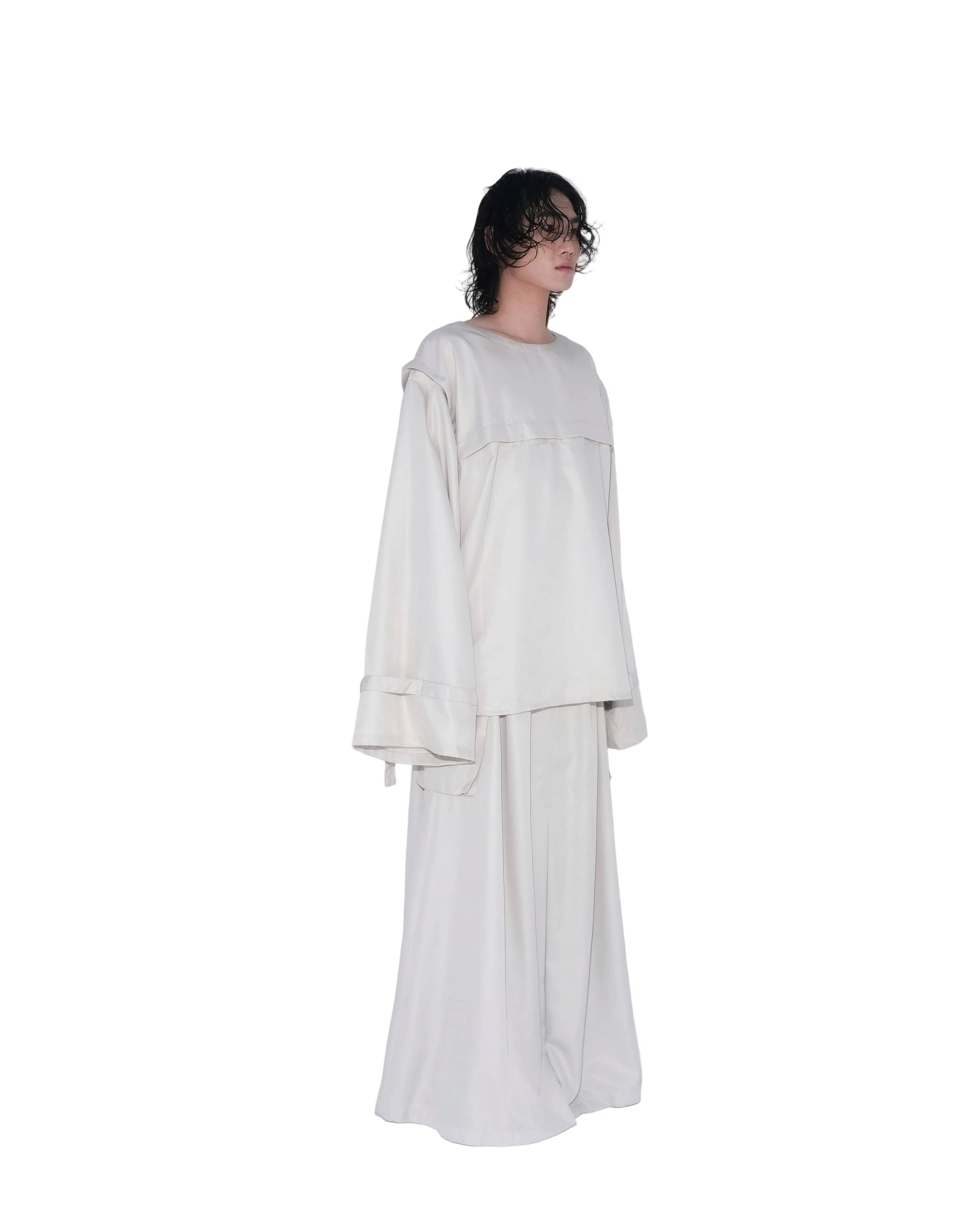 Detachable Psycho Shirt in Cream