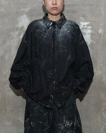 Linea Shirt in Black Chaos