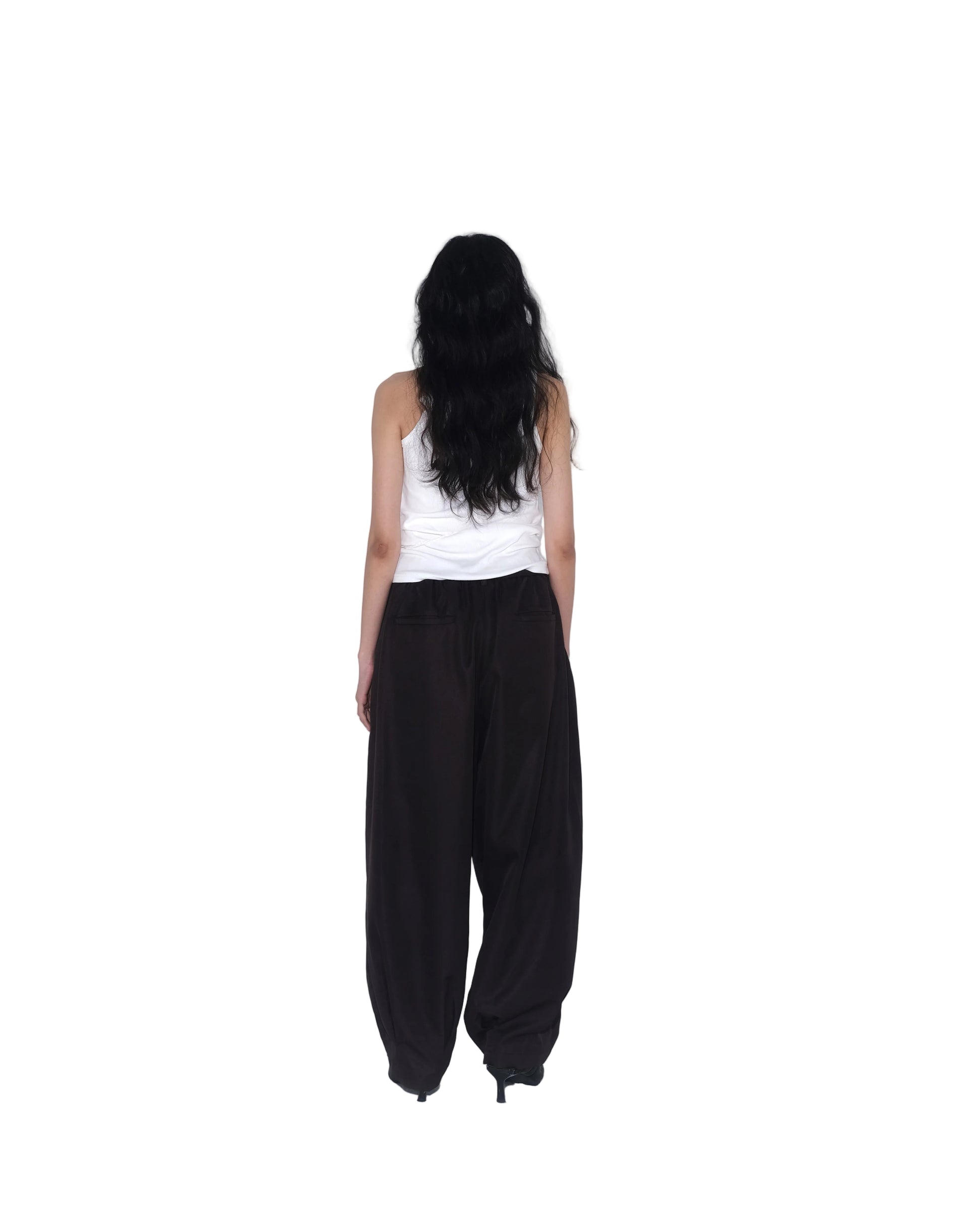 Sheeta Balloon Pants in Dark Brown - BEV C multi label store
