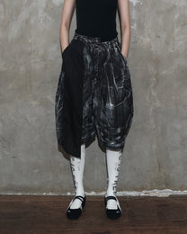 2 Sided Pants in Black Chaos