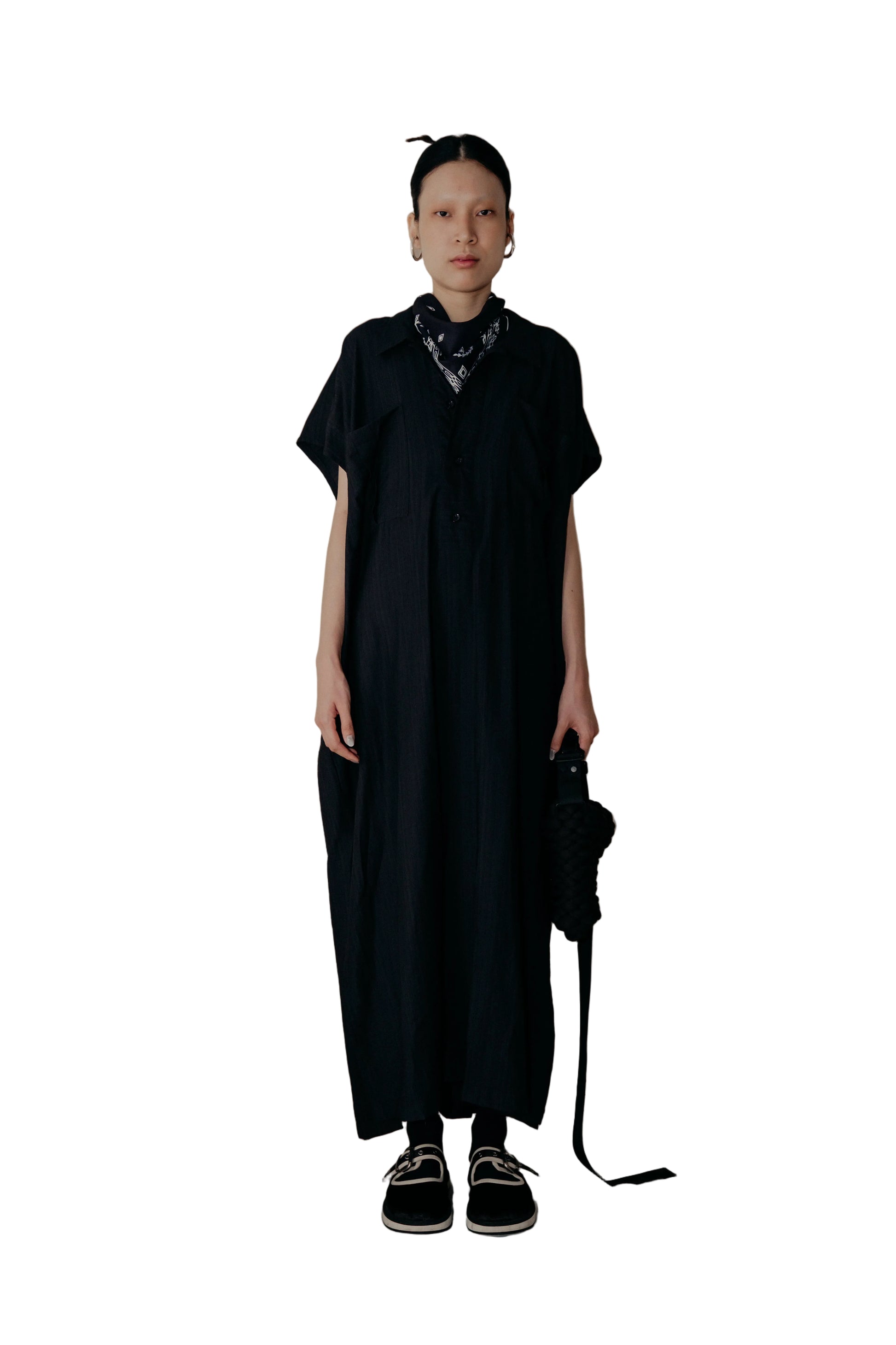 So Simple Collar Dress In Black - BEV C multi label store