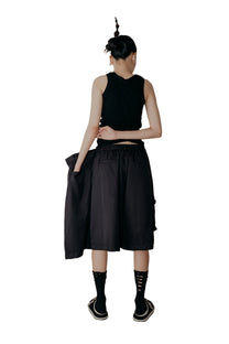 3 Kaki Kongfu Pants in Black - BEV C multi label store