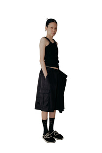3 Kaki Kongfu Pants in Black - BEV C multi label store