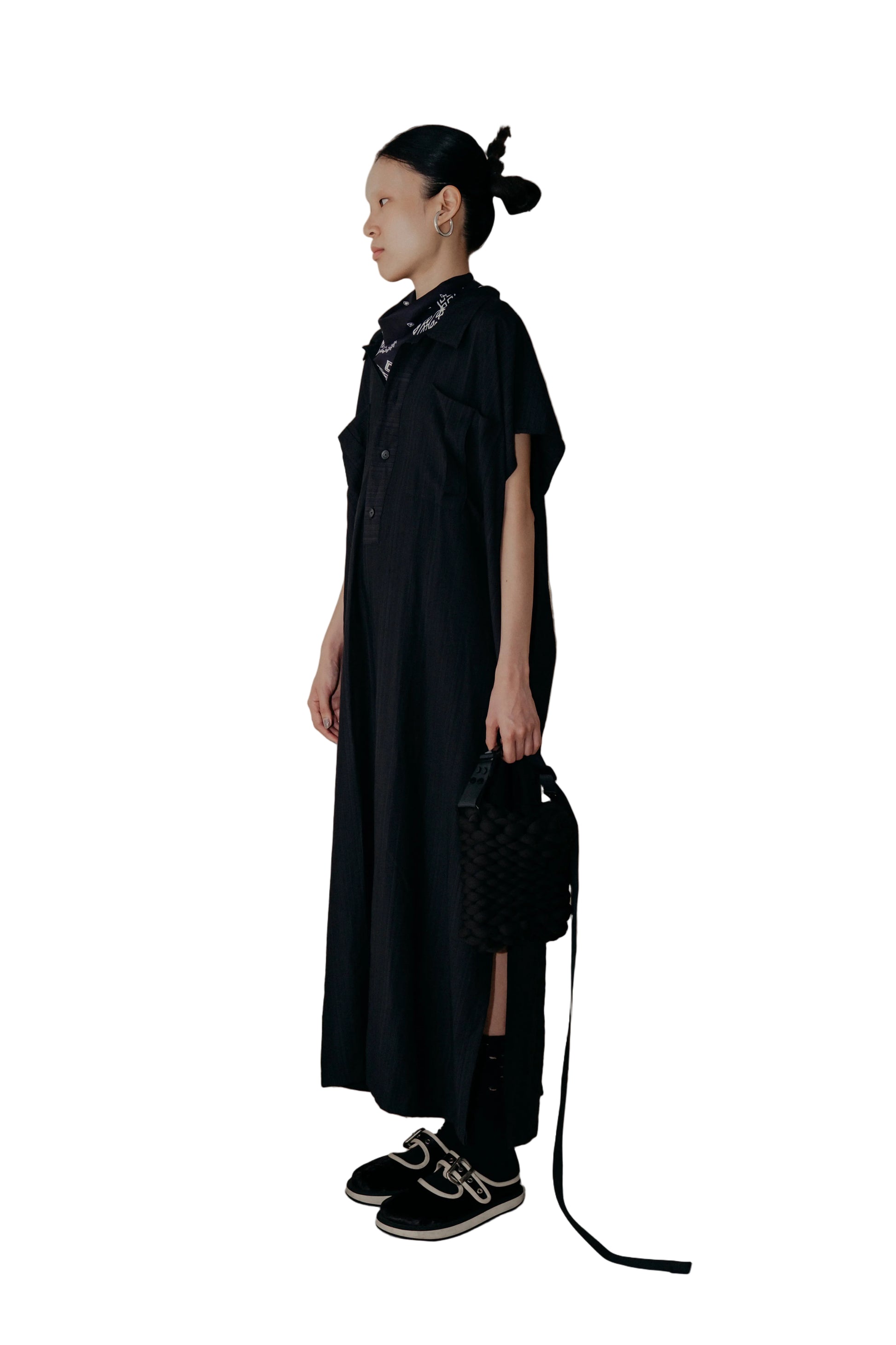 So Simple Collar Dress In Black - BEV C multi label store