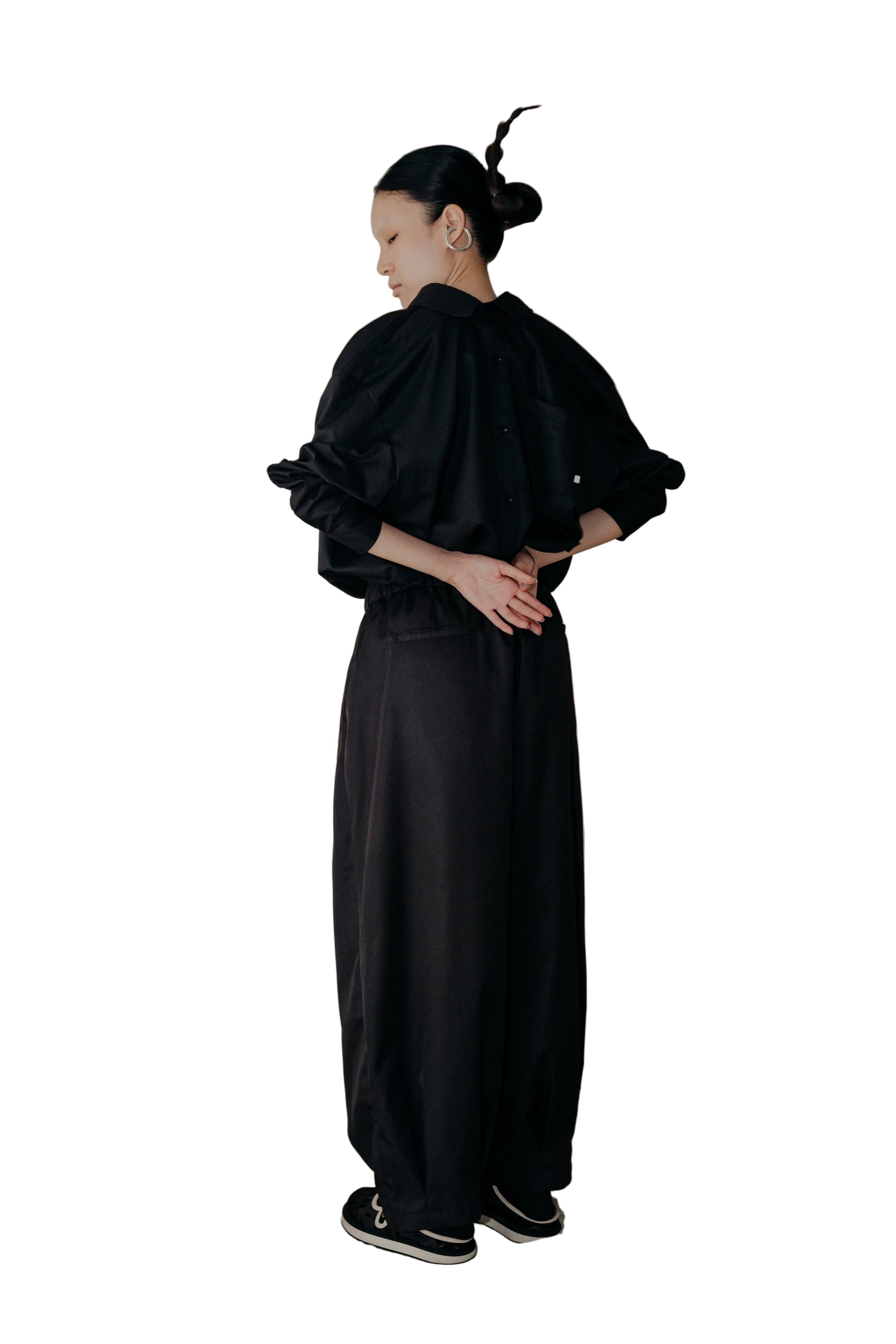Sheeta Balloon Pants in Black - BEV C multi label store