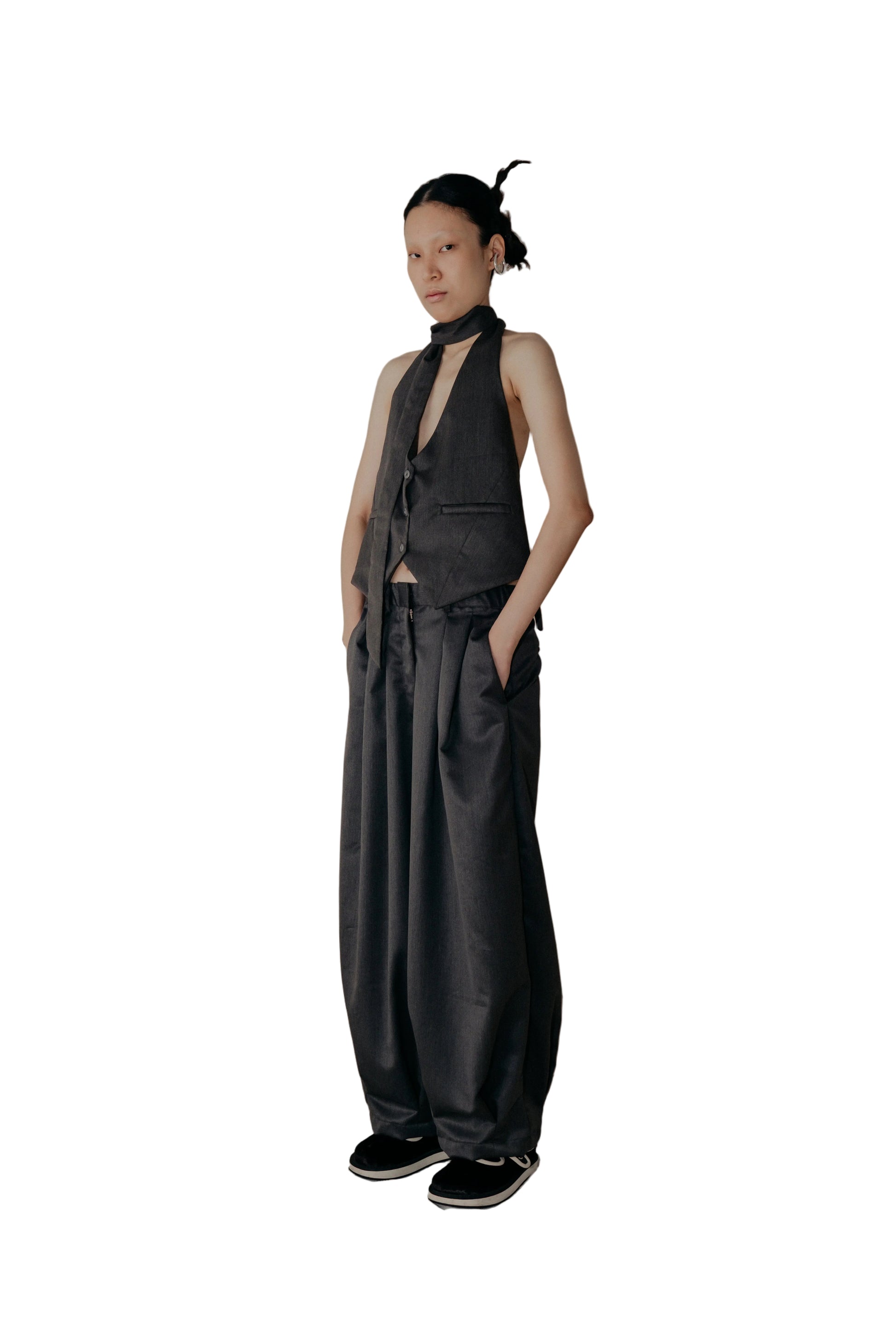 Sheeta Balloon Pants in Grey - BEV C multi label store