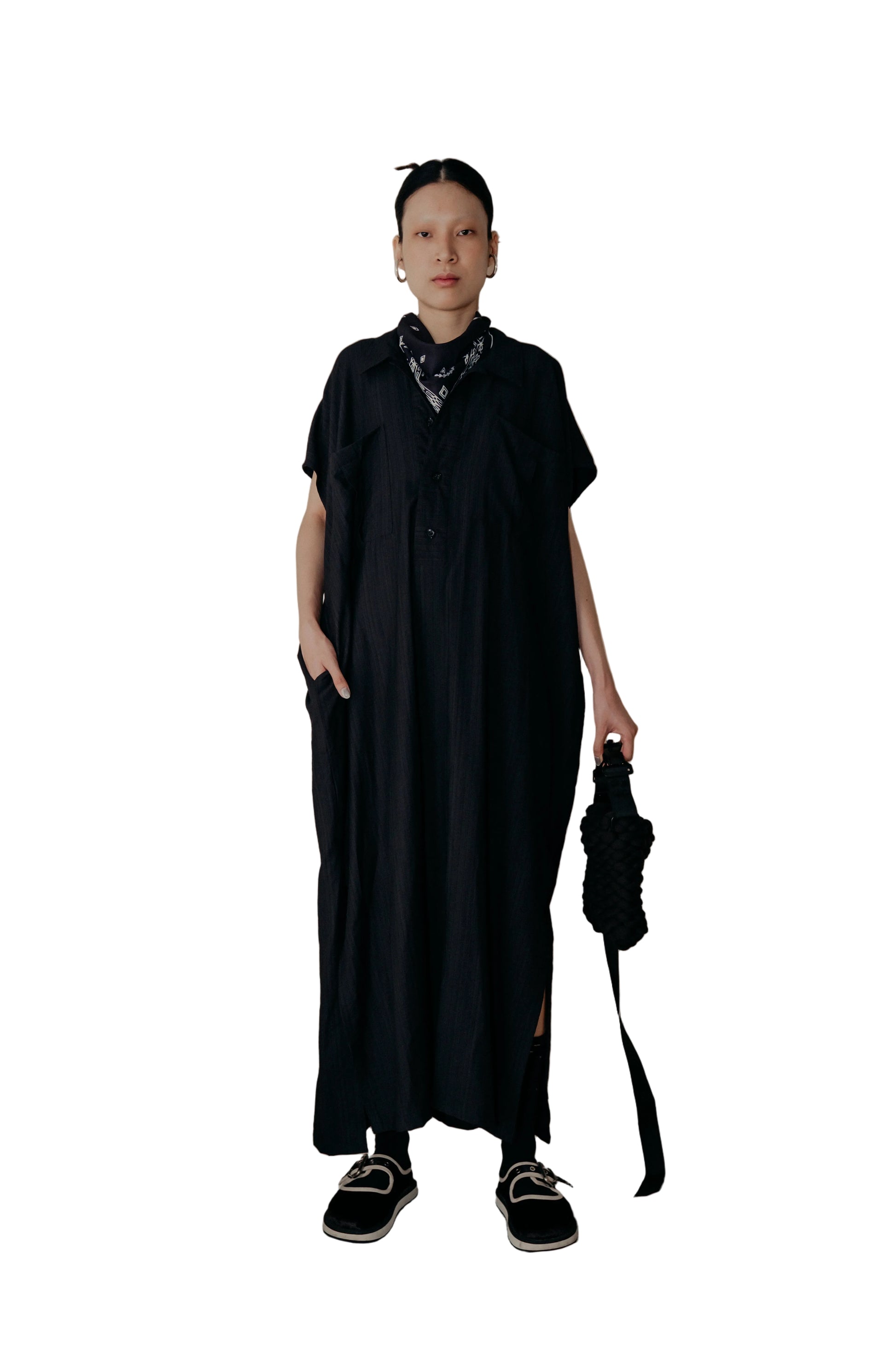 So Simple Collar Dress In Black - BEV C multi label store