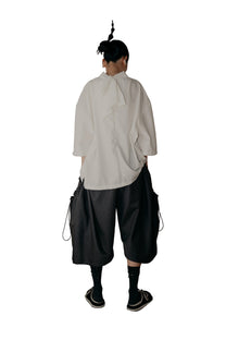 Bow Bow Box Shirt in White - BEV C multi label store