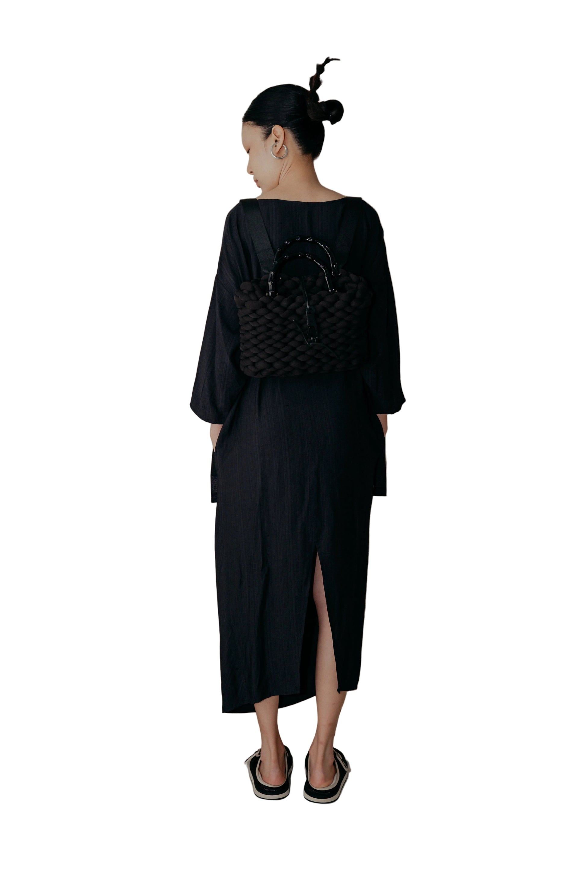 Alms Bowl Dress in Black - BEV C multi label store