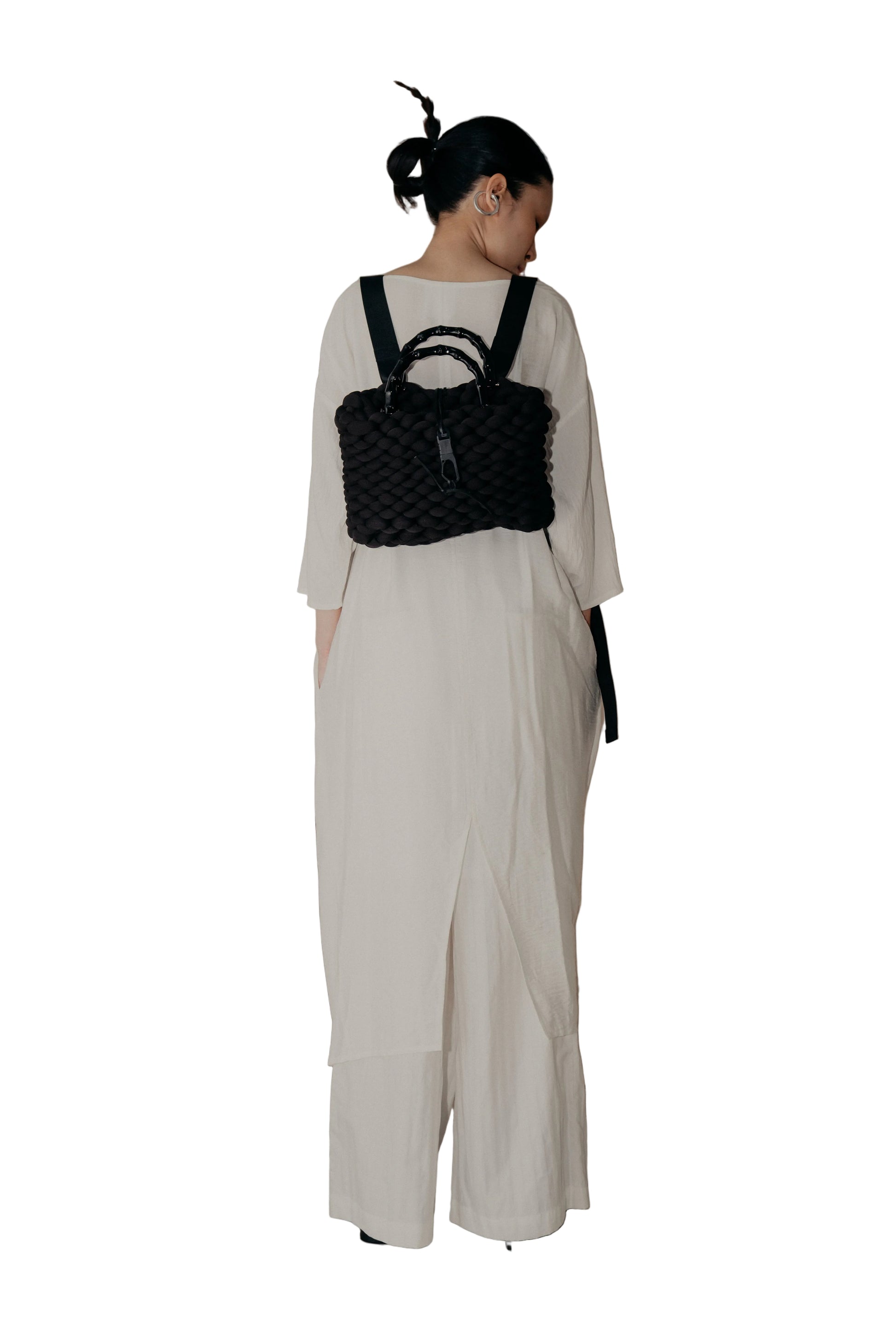 Alms Bowl Dress in White - BEV C multi label store