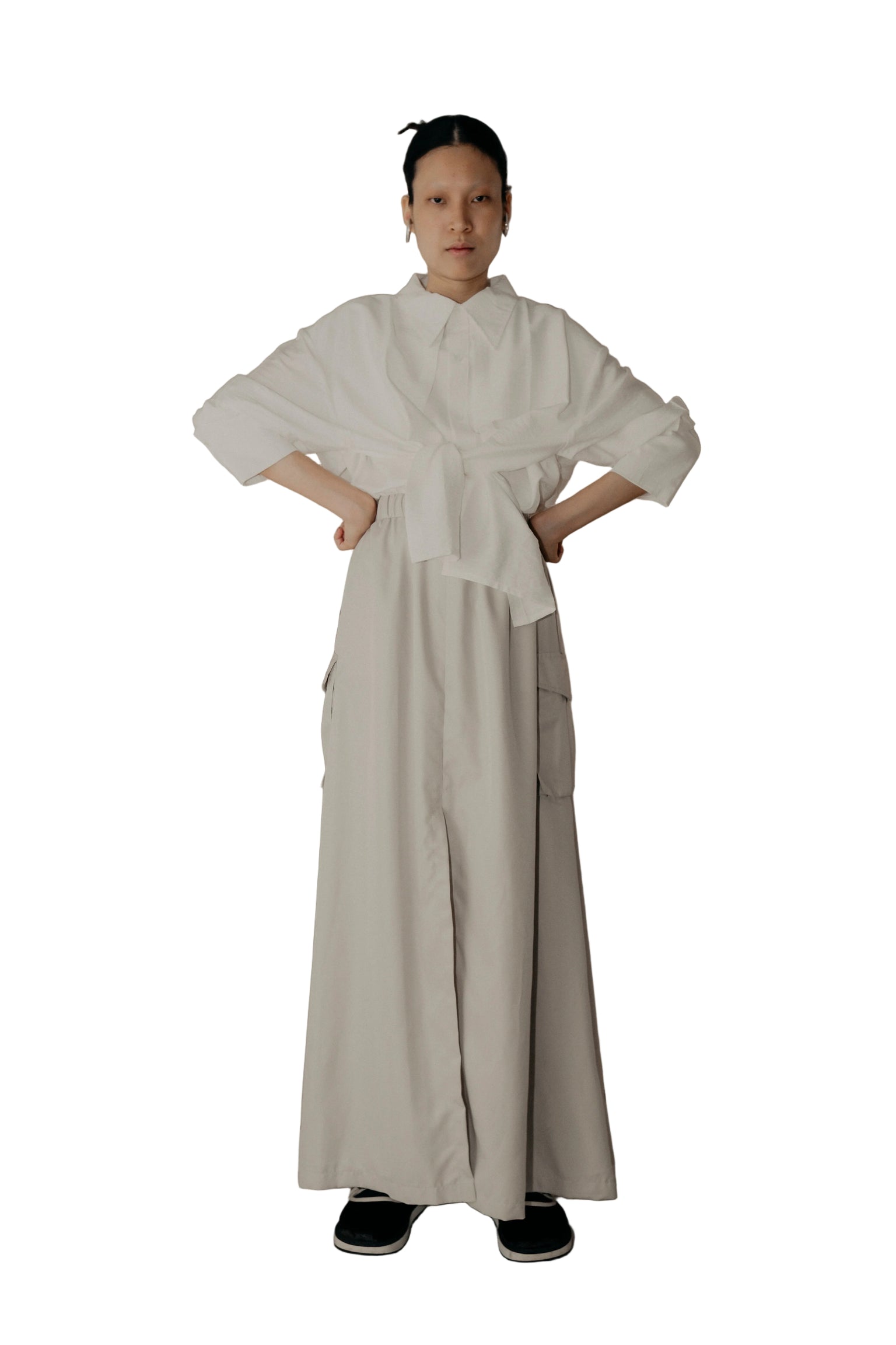 Everyday Shirt in White - BEV C multi label store