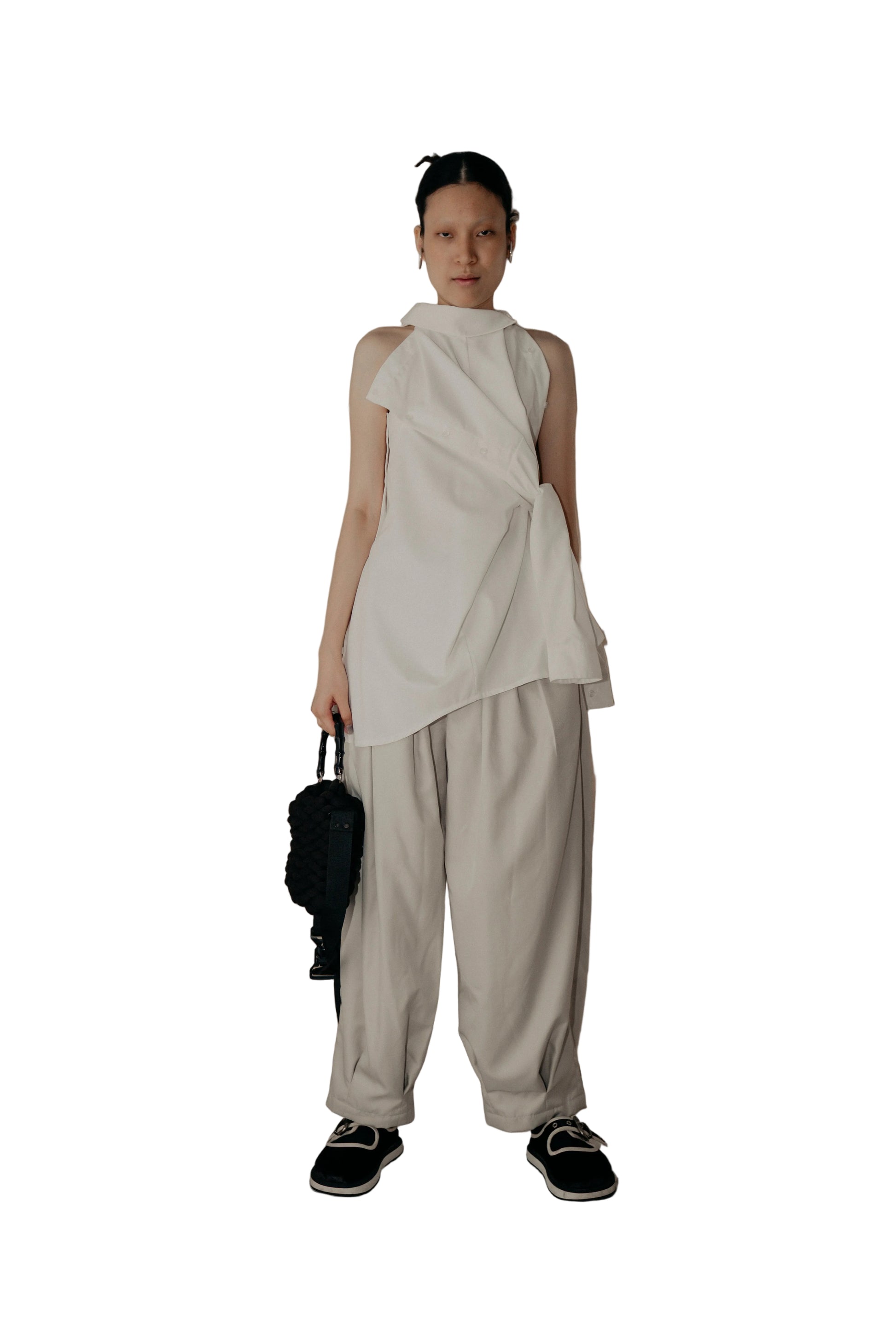 Sheeta Balloon Pants in Cream - BEV C multi label store