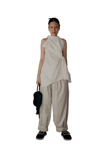Sheeta Balloon Pants in Cream - BEV C multi label store