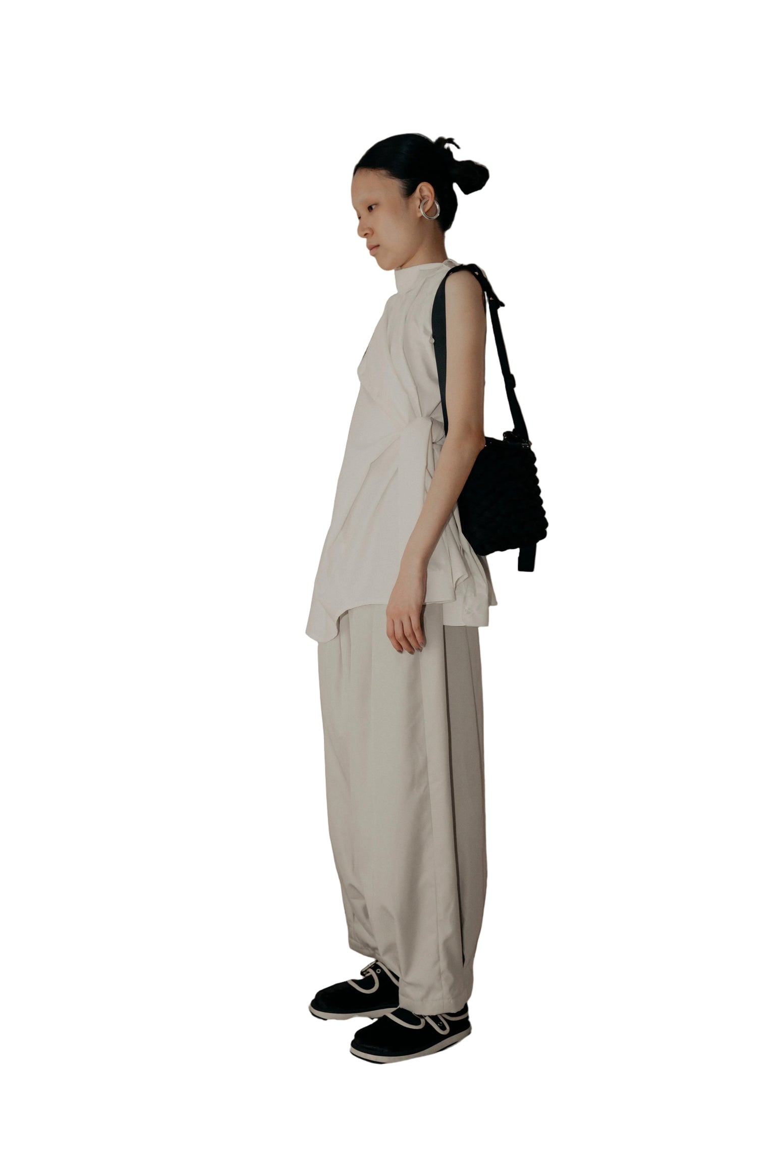 Sheeta Balloon Pants in Cream - BEV C multi label store