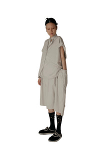 Boxybox Jacket in Cream - BEV C multi label store