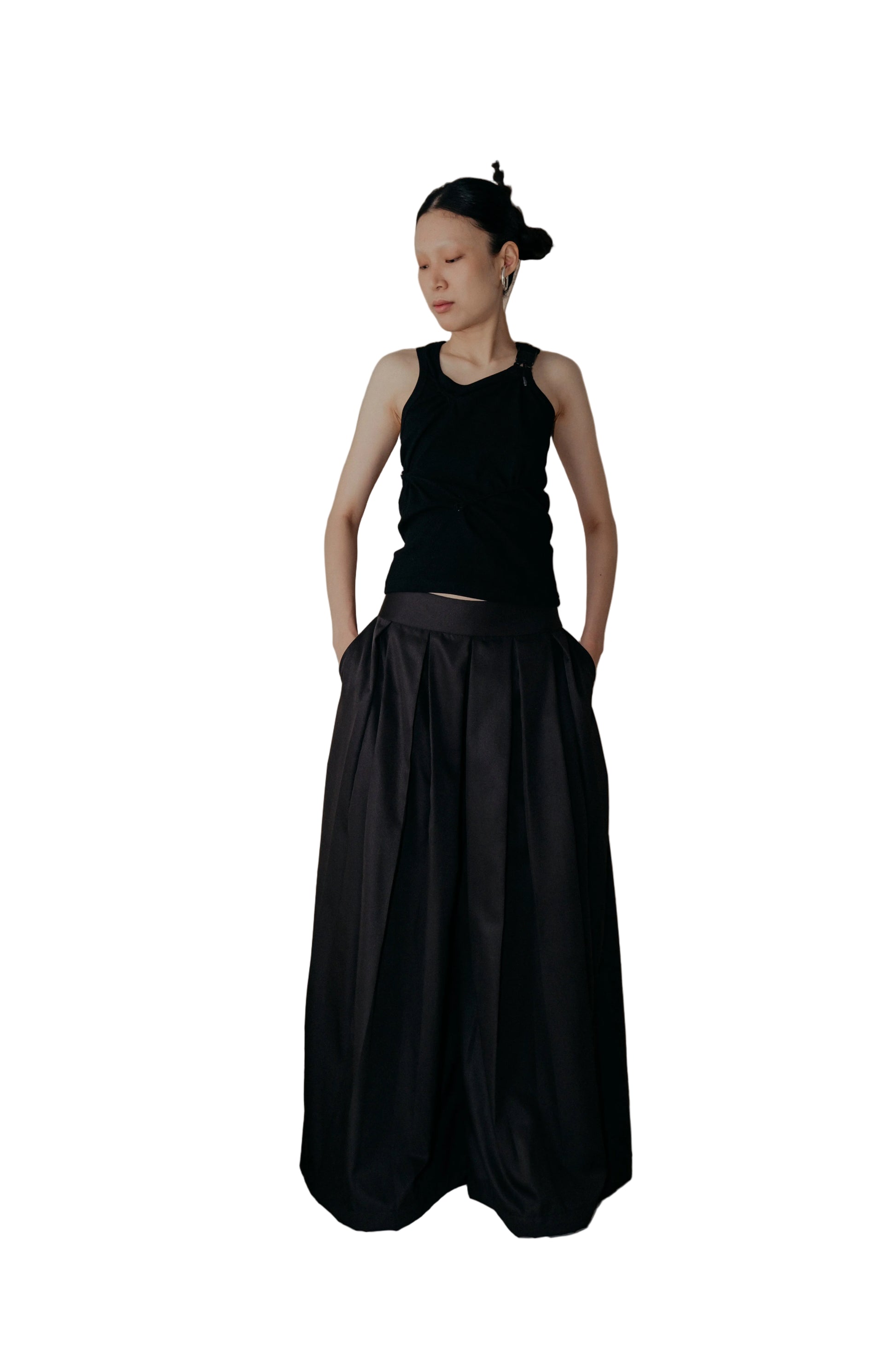 Ladies &amp; Gentleman Skirt Pants in Black - BEV C multi label store