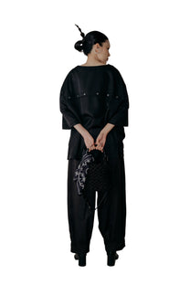 Holiday Season Shirt in Black - BEV C multi label store