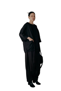 Holiday Season Shirt in Black - BEV C multi label store