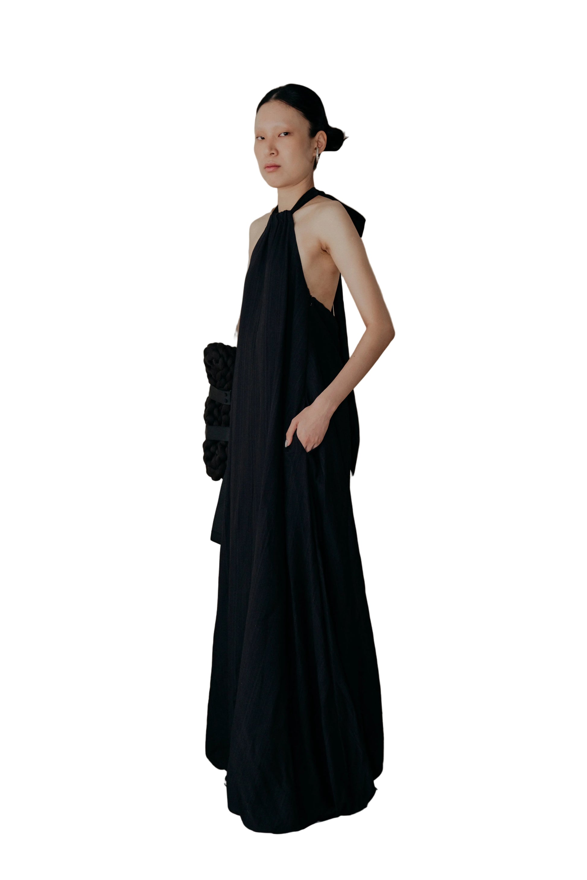Tidal Dress in Black